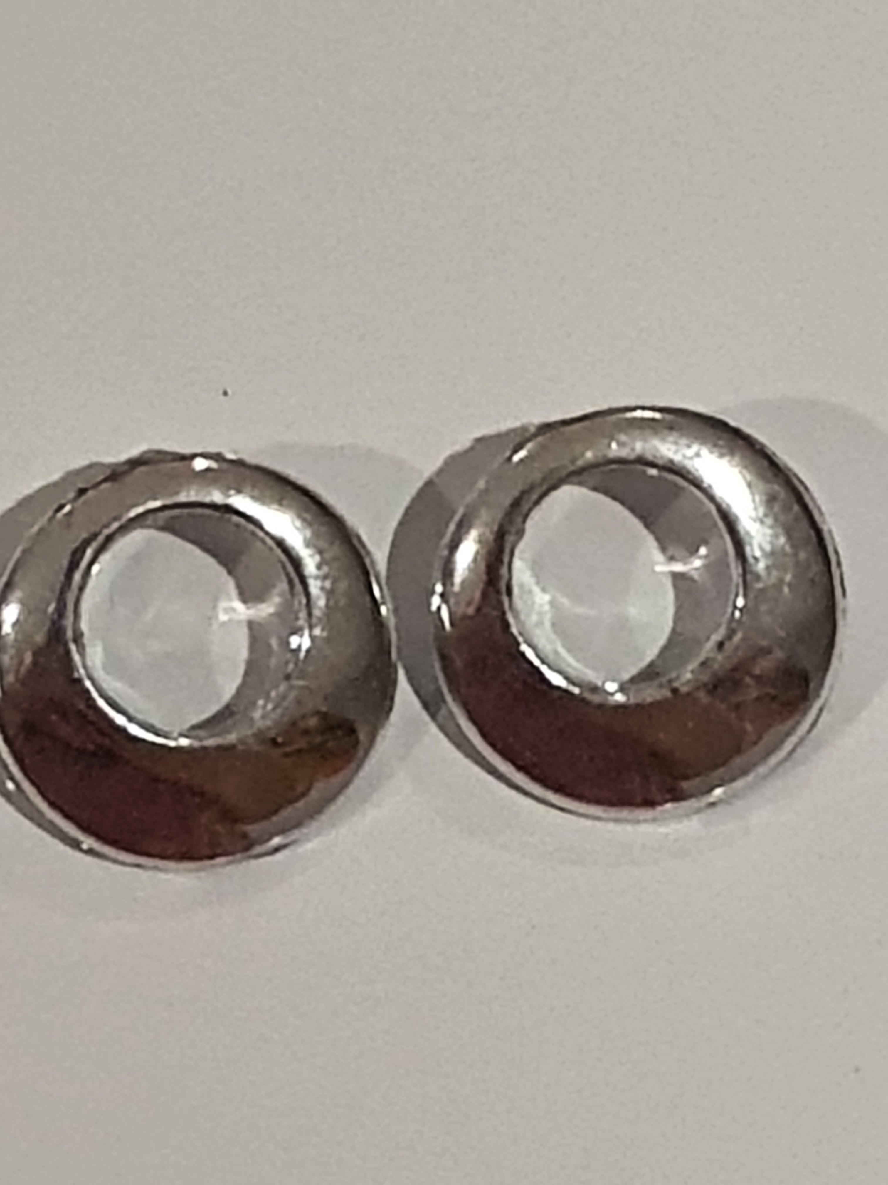 Boucles d'oreilles Bratz argentées rondes ajourées – Bijoux originaux MGA