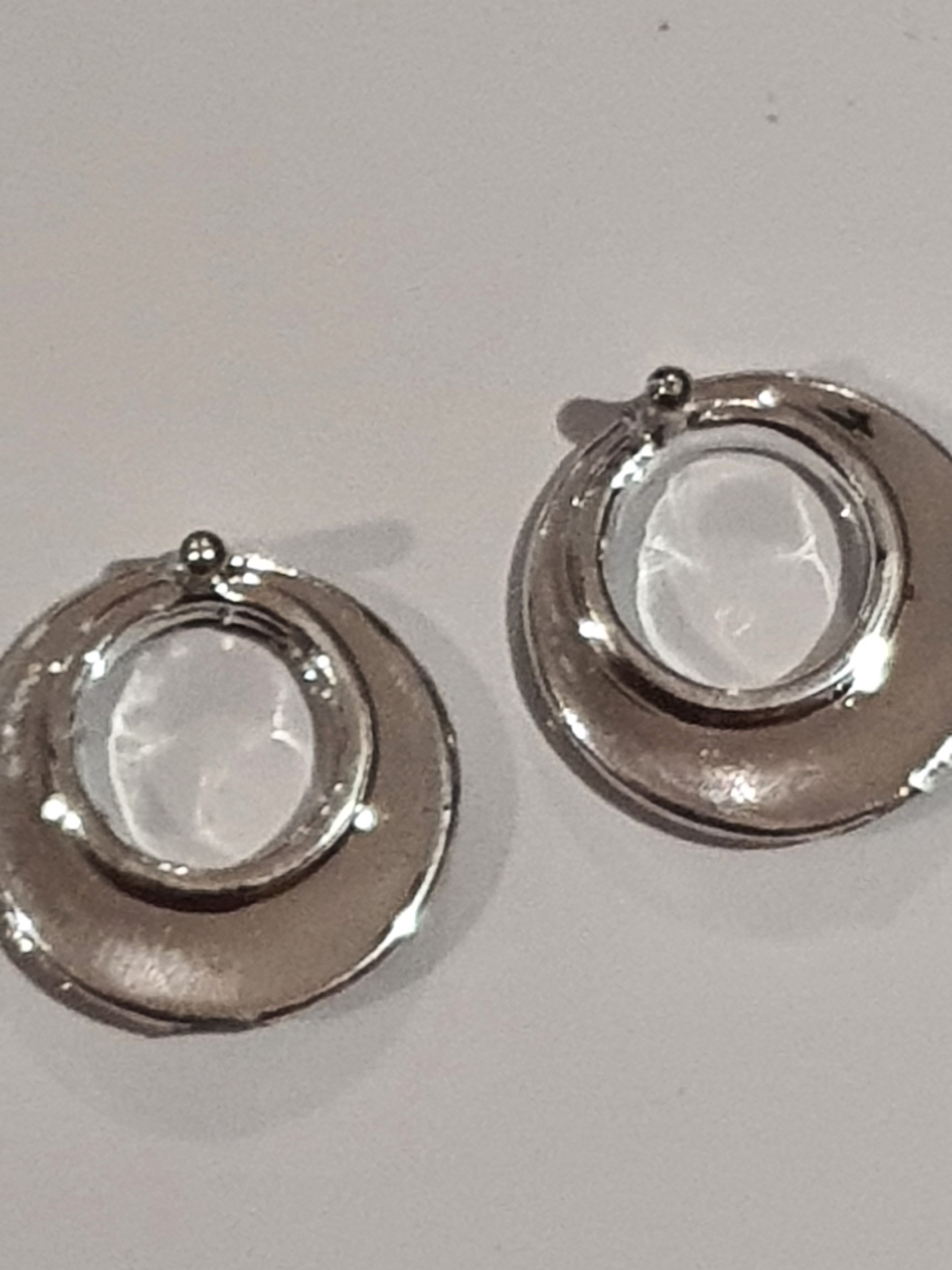 Boucles d'oreilles Bratz argentées rondes ajourées – Bijoux originaux MGA