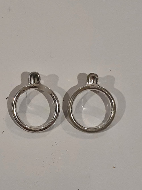 Boucles d'oreilles argentées Bratz – Paire d'origine