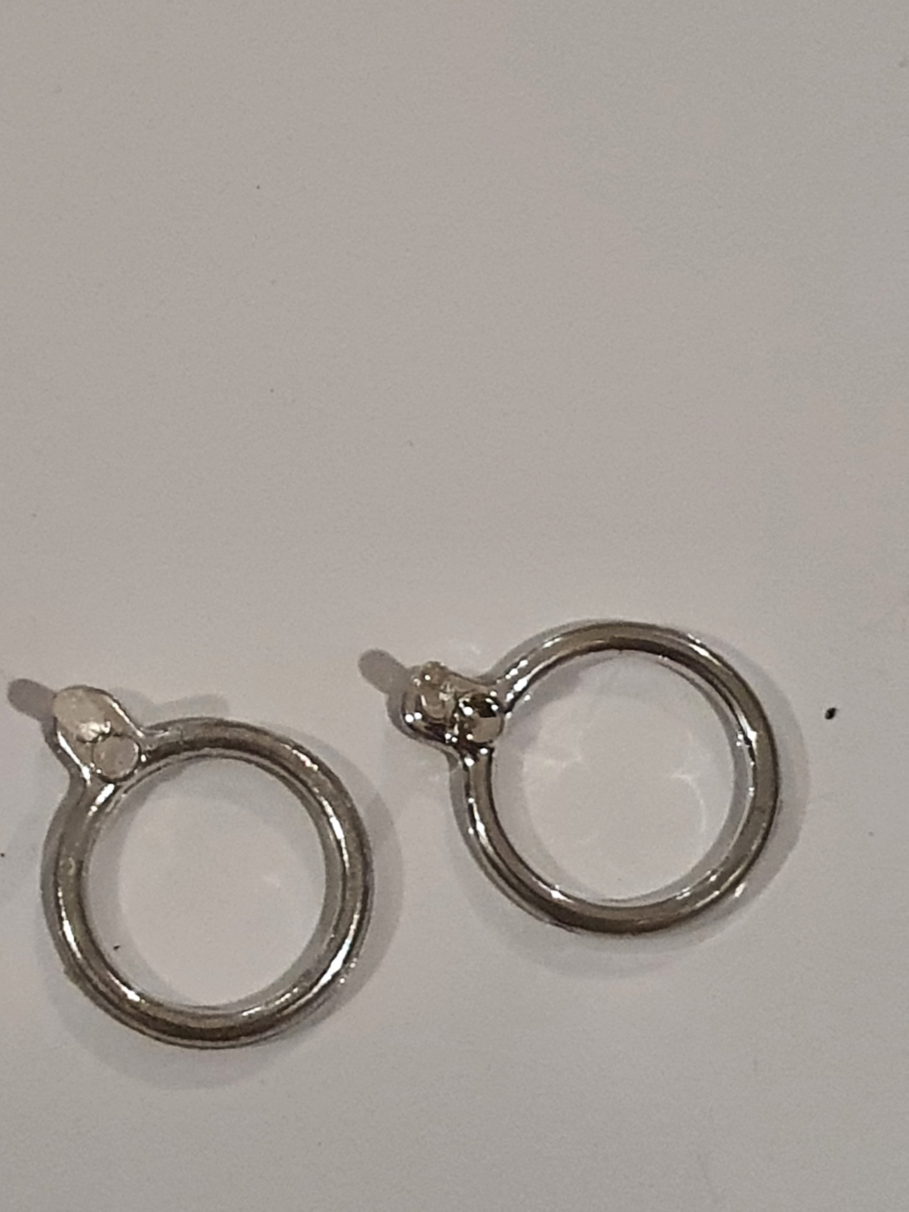 Boucles d'oreilles argentées Bratz – Paire d'origine