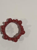 Red Bratz Beaded Bracelet - Original MGA Doll Accessory