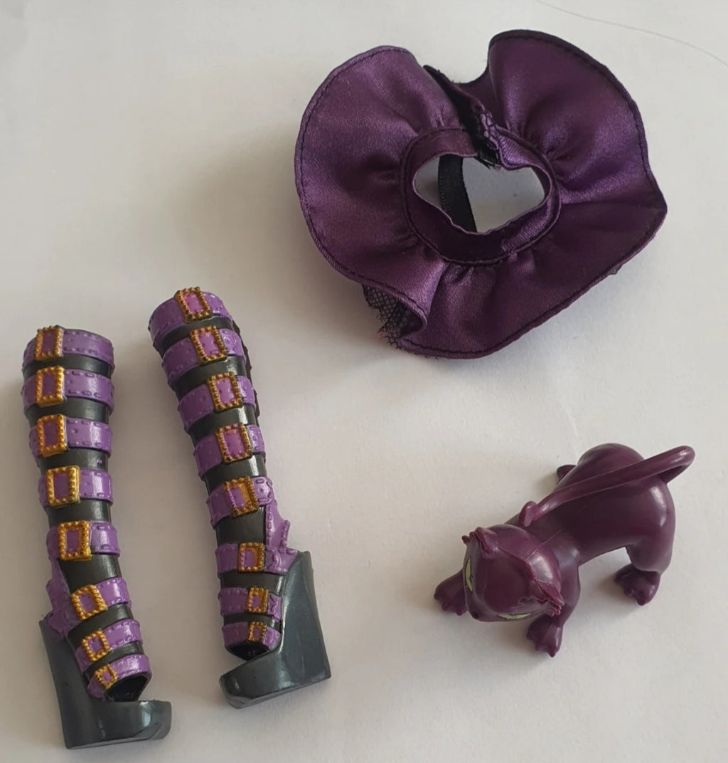 Accessoires Clawdeen Wolf Monster High × 3 – Lot vintage