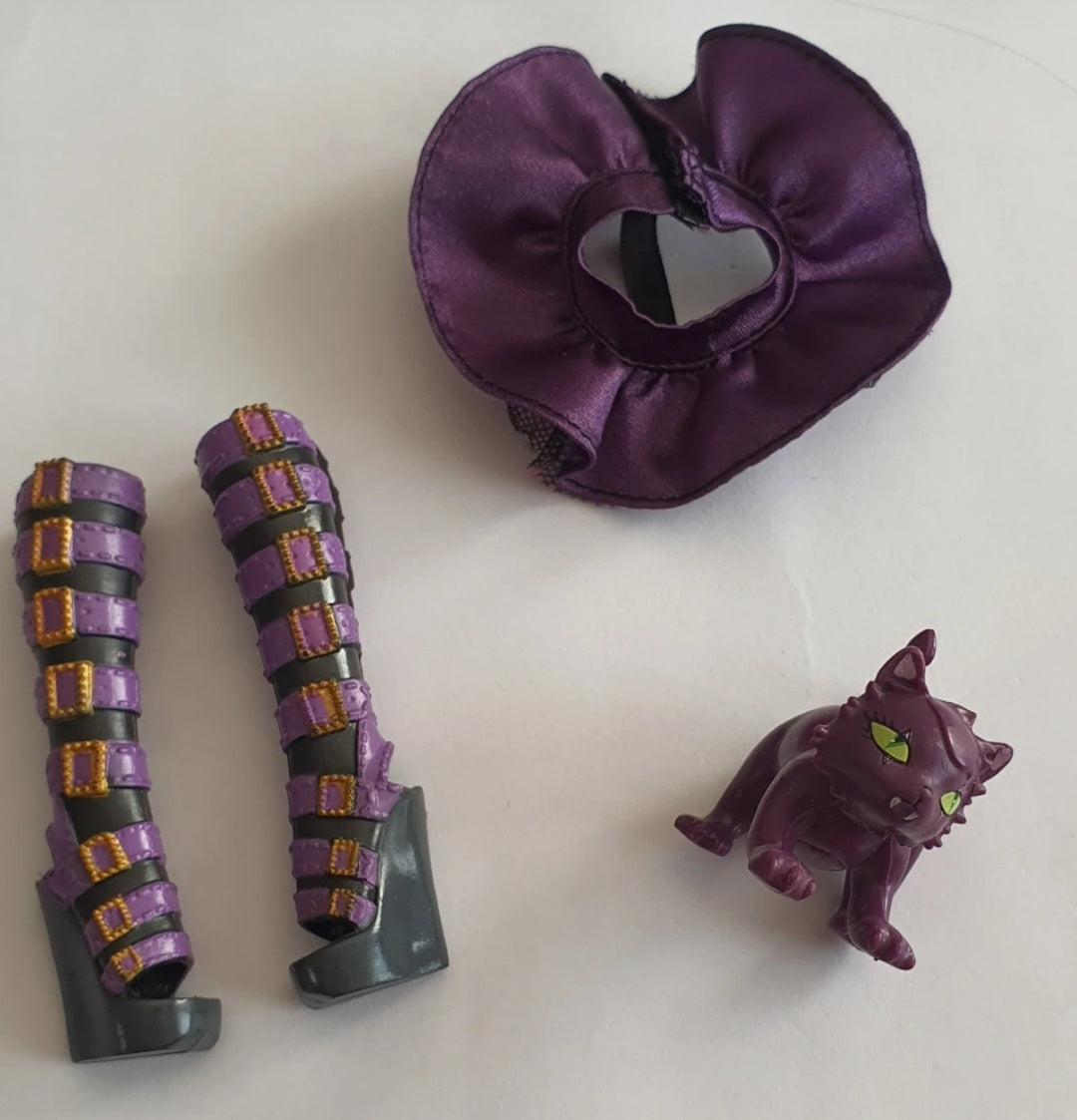 Accessoires Clawdeen Wolf Monster High × 3 – Lot vintage